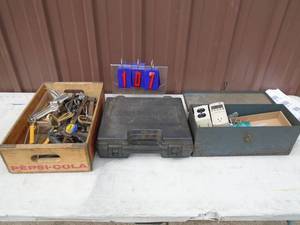 Misc.clamps & Pepsi box. As shown.