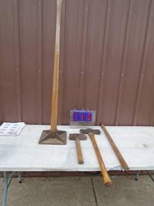 10 x 10 tamper & misc tools. As shown.