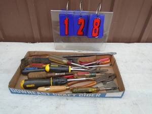Flat of tools. As shown.