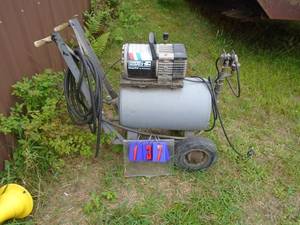 Campbell Hausfield air compressor. As shown.