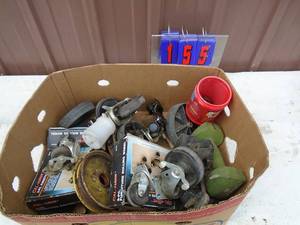 Box of casters & rollers. As shown.