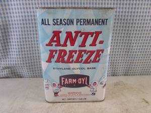 lot 3 image: (CS) Rare Vintage 1 Gallon Farm-Oyl...