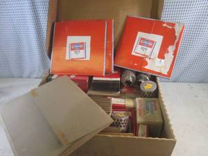 lot 13 image: (A-3) Box Full of Misc New Old Stoc...