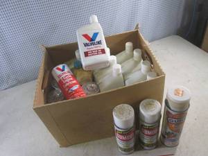 lot 15 image: (A-3) Assorted Motor Oil, Carb Clea...