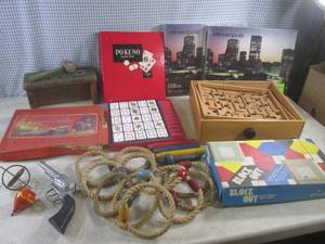 lot 27 image: (F-1) Assorted Vintage Games Etc...