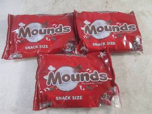 lot 419 image: (B-2) 3 Bags of Snack Size Mounds C...