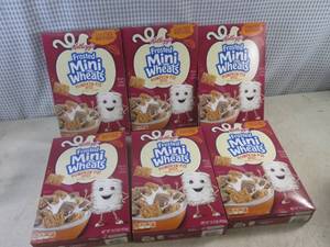 lot 447 image: (B-4) 6 Boxes of Kelloggs Frosted M...