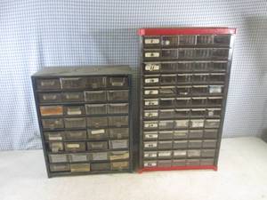 lot 39 image: (F-3) 2 Organizers - 60-Drawer and ...