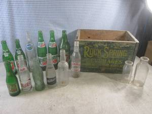 lot 45 image: (A-1) Assorted Vintage Bottles and ...