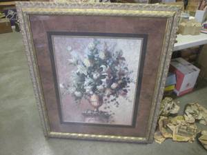 lot 101 image: (FDS) Large Framed Print Wall Decor...