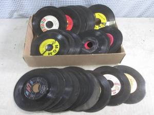 lot 108 image: (BSB) Assorted 45 RPM Records Inclu...