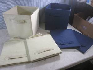 lot 166 image: (CSB) 6 Cloth Organizer Bins...