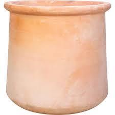 lot 71 image: 15 in. Clay Tall Modern Modesto Planter