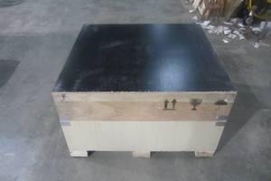 lot 11 image: Shipping Crate - 46.25 x 42 x 28 Quality built plywood Crate. Top is removable made to last