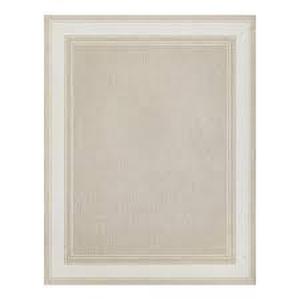 lot 18 image: Hampton Bay Cooper Beige 8 ft. x 10 ft. Border IndoorOutdoor Area Rug