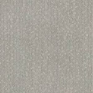 lot 24 image: Lifeproof Naples - Flannel - Gray 37.4 oz. Nylon Loop Installed Carpet-Approx. 162 Sq. Ft.