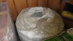 lot 25 image: Landscaping Pewter Gray Crushed Rock-Construction Grade - Pallet Bulk Bag  (reserve - $250)