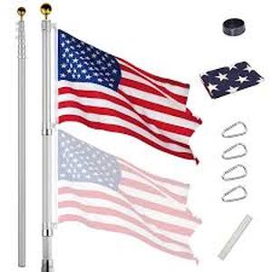 lot 102 image: 30 ft. Aluminum Flagpole with US Flag and Ball