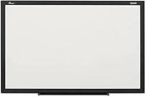 lot 112 image: AbilityOne 7110016511291, SKILCRAFT Magnetic Steel Dry Erase Board, 48 x 36, White Surface, Black Aluminum Frame