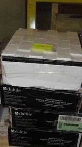 lot 15 image: MSI Angora Subway 12 in. x 12 in. Polished Marble Mesh-Mounted Mosaic Floor and Wall Tile (Approx. 46.56 sq. ft.)
