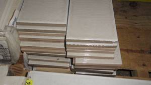 lot 143 image: 4 x 12 Portico Pearl Glazed Tile (Approx. 9.657 sq. ft)