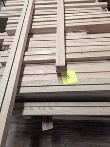 lot 8 image: Full Skid of White Oak & Hickory Cuts & End Pieces