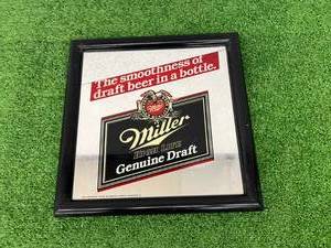 lot 12 image: Miller Genuine Draft Mirror
