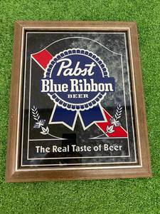 lot 13 image: Pabst Blue Ribbon Beer Mirror