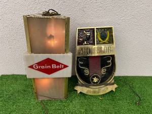 lot 27 image: Grain Belt & Michelob Signs