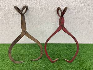 lot 74 image: Antique Ice Tongs