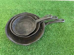 lot 108 image: Cast Iron Pans