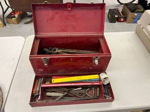 lot 163 image: Tool Box & Contents