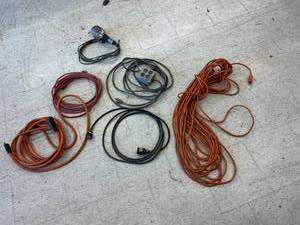 lot 211 image: Extension Cords & Shop Light