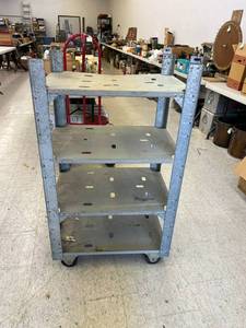 lot 229 image: Shop Shelving Unit on Wheels