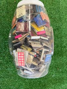 lot 242 image: Jar of Matchbooks