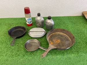 lot 268 image: Mixed Lot - Cast Iron Pans