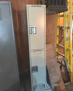 lot 242 image: One Metal Locker Two Doors