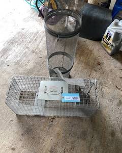lot 253 image: Two Metal Animal Traps