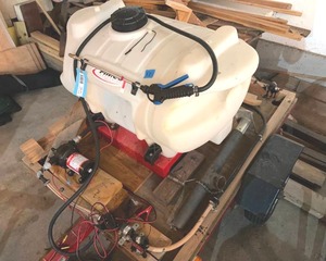 lot 206 image: Sprayer & Yard Trailer