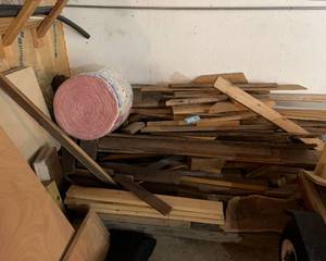 lot 236 image: Lumber and Roll of Insulation