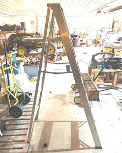 lot 203 image: Metal 6 Ladder