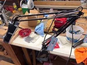 lot 32 image: Clamp Bench Light