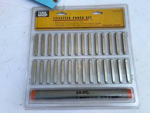 lot 90 image: Tool Shop Letter Punch Set