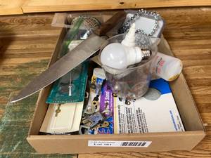 lot 161 image: Various Shop Items and Clock Items