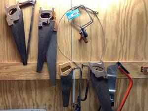 lot 15 image: Various Hand Saws