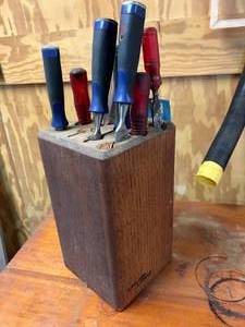 lot 14 image: Wood Chisels, Countersink Bits