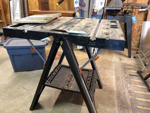 lot 58 image: Work Table & Circular Blades