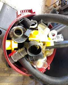 lot 155A image: 2 Dust Collection Pipe and Drops
