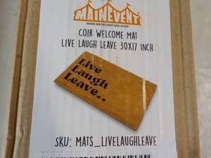 lot 40 image: Coir Welcome Mat 30 x 17...