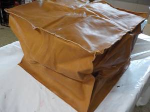 lot 68 image: Leather Pouf- needs filling...